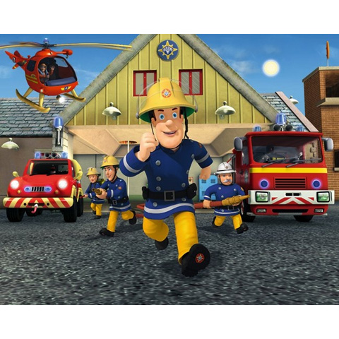 Sam il pompiere - poster murale 12 pannelli FIREMAN SAM [41967] Walltastic  