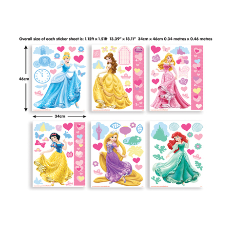 Kit adesivi decorativi - Principesse Disney Disney Princess [41455]